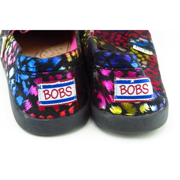 Bobs From skechers Women Sz 6 M‎ Multicolor Flat Fabric Shoes 34997 - Picture 5 of 9